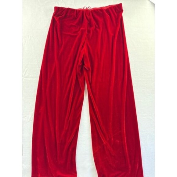 Vintage Velour PajamaGram Womens Red Pajama Set XL - Picture 6 of 8